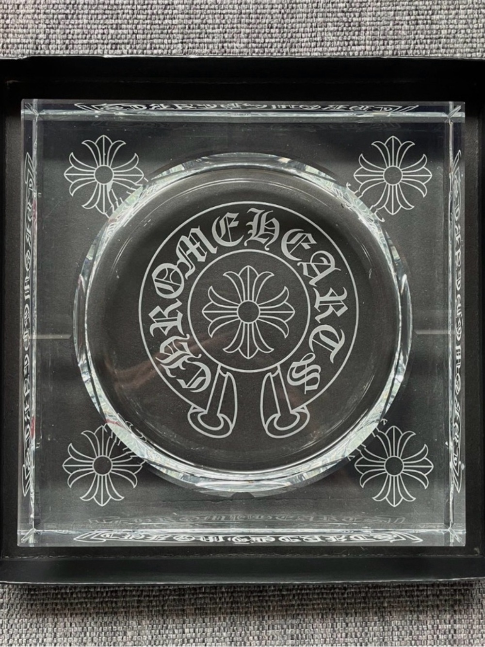 ♥️🗡️☠️ 🆕 Chrome Hearts ⚔️ Crystal Ashtray ❤️‍🔥
